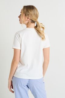 T-shirt col rond femme