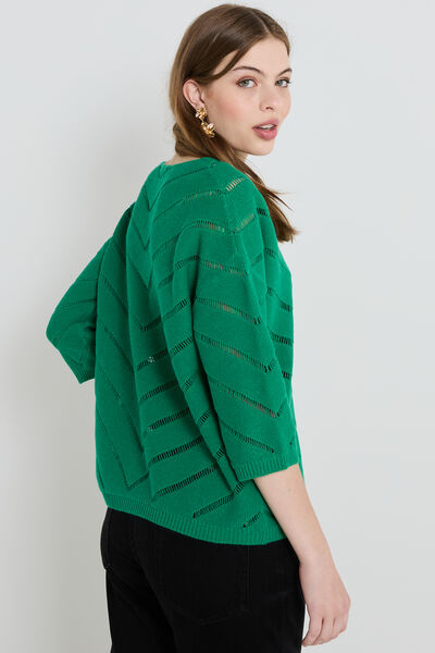 Pull manches 3/4 femme