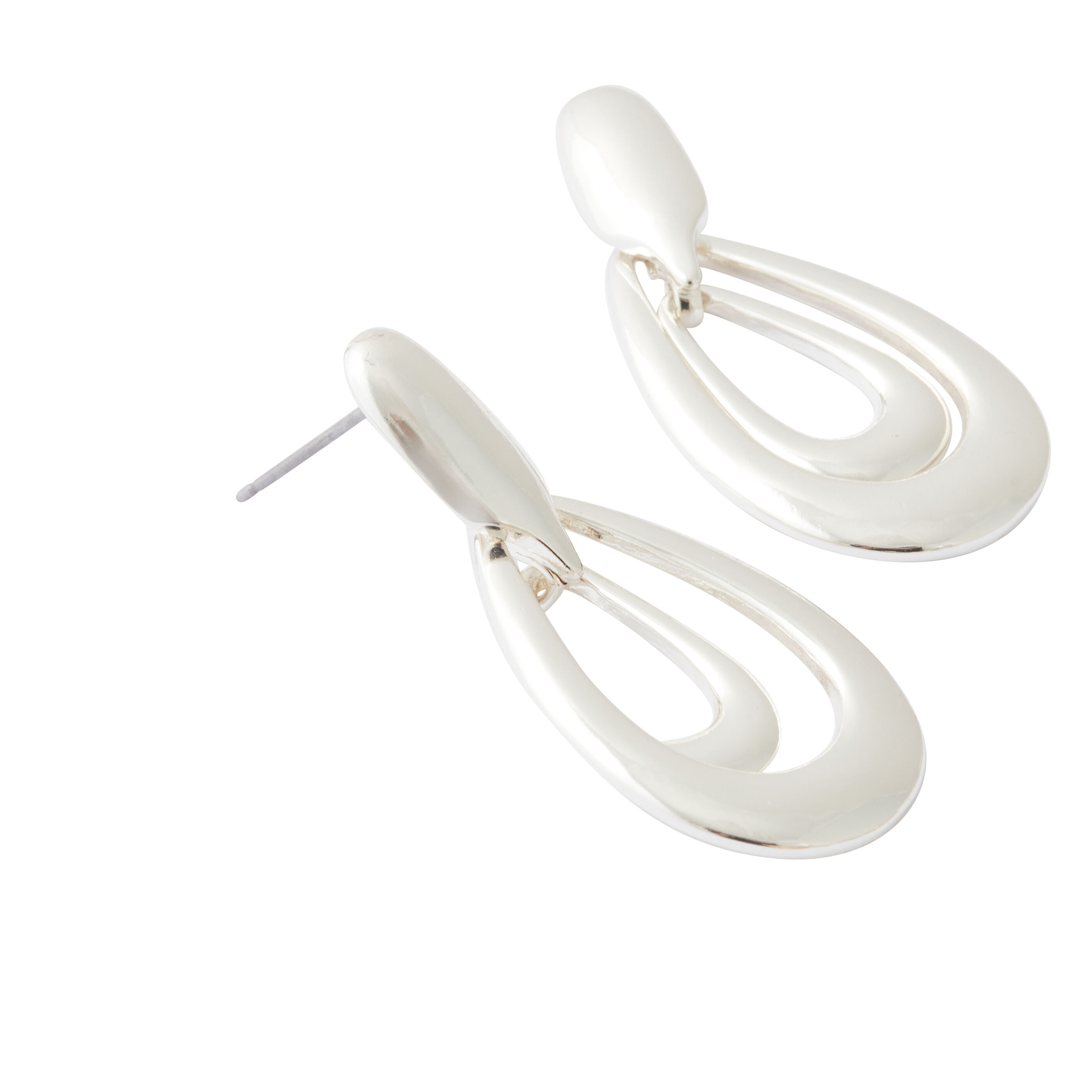 Boucles d'oreilles double goutte