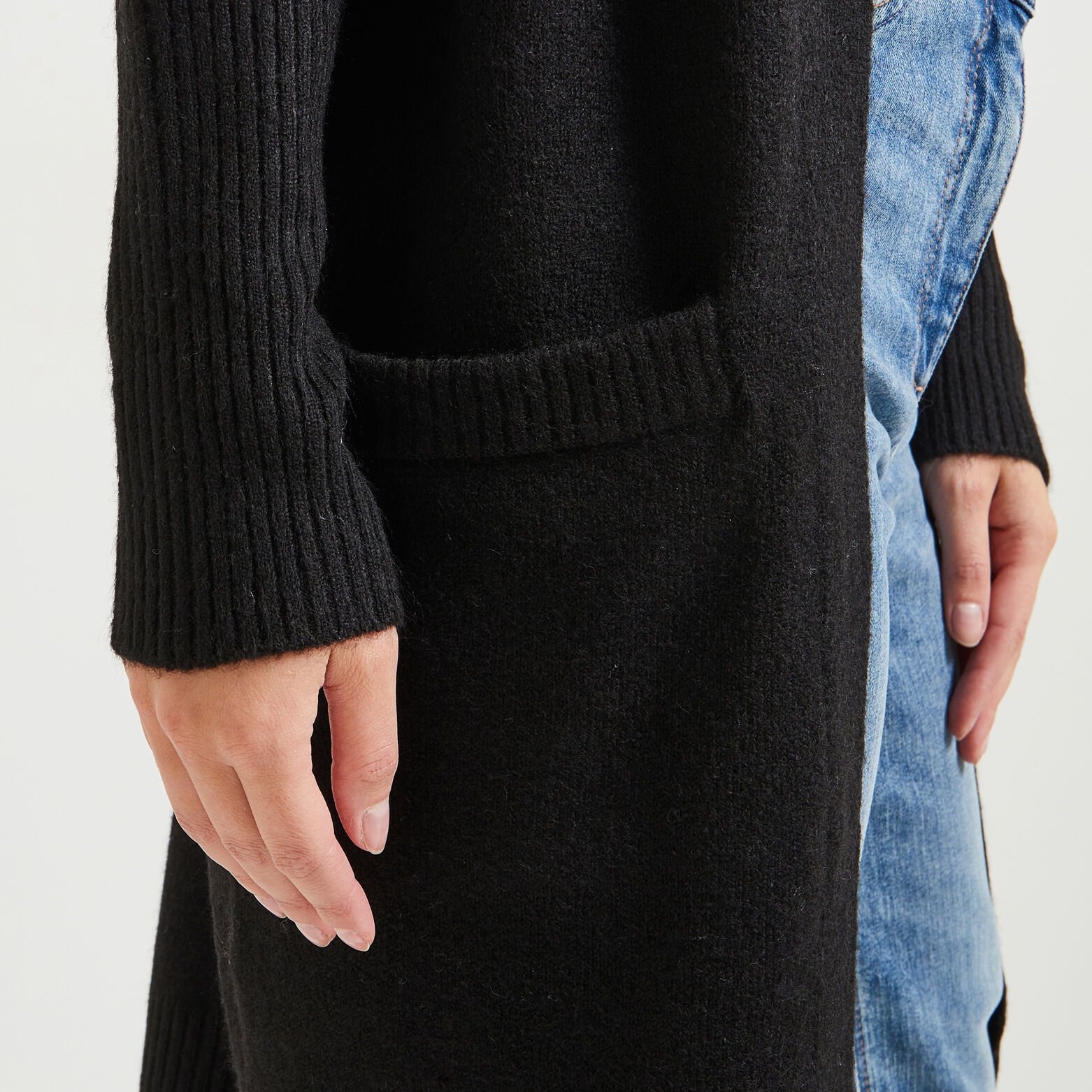 Gilet long femme