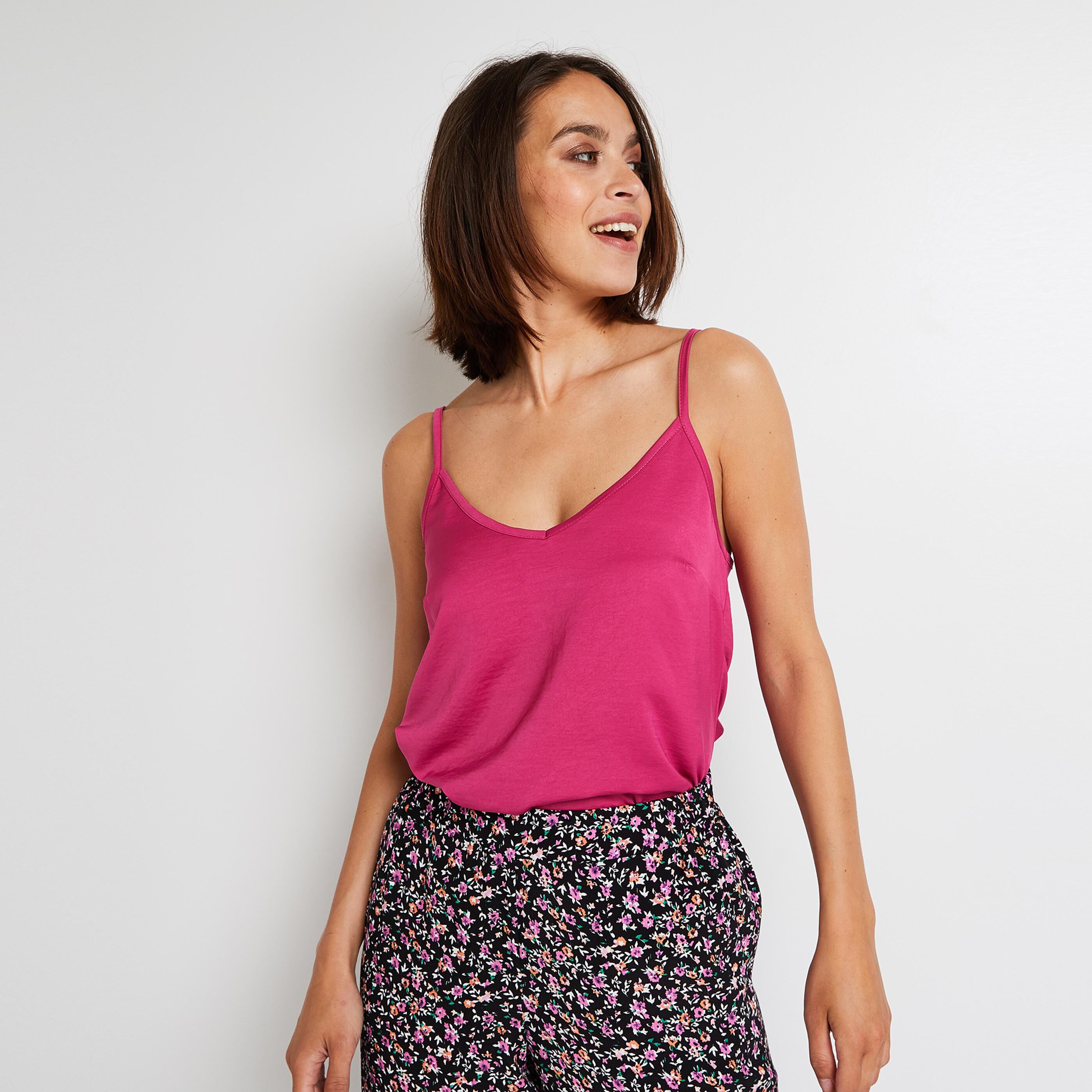 Debardeur best sale rose femme
