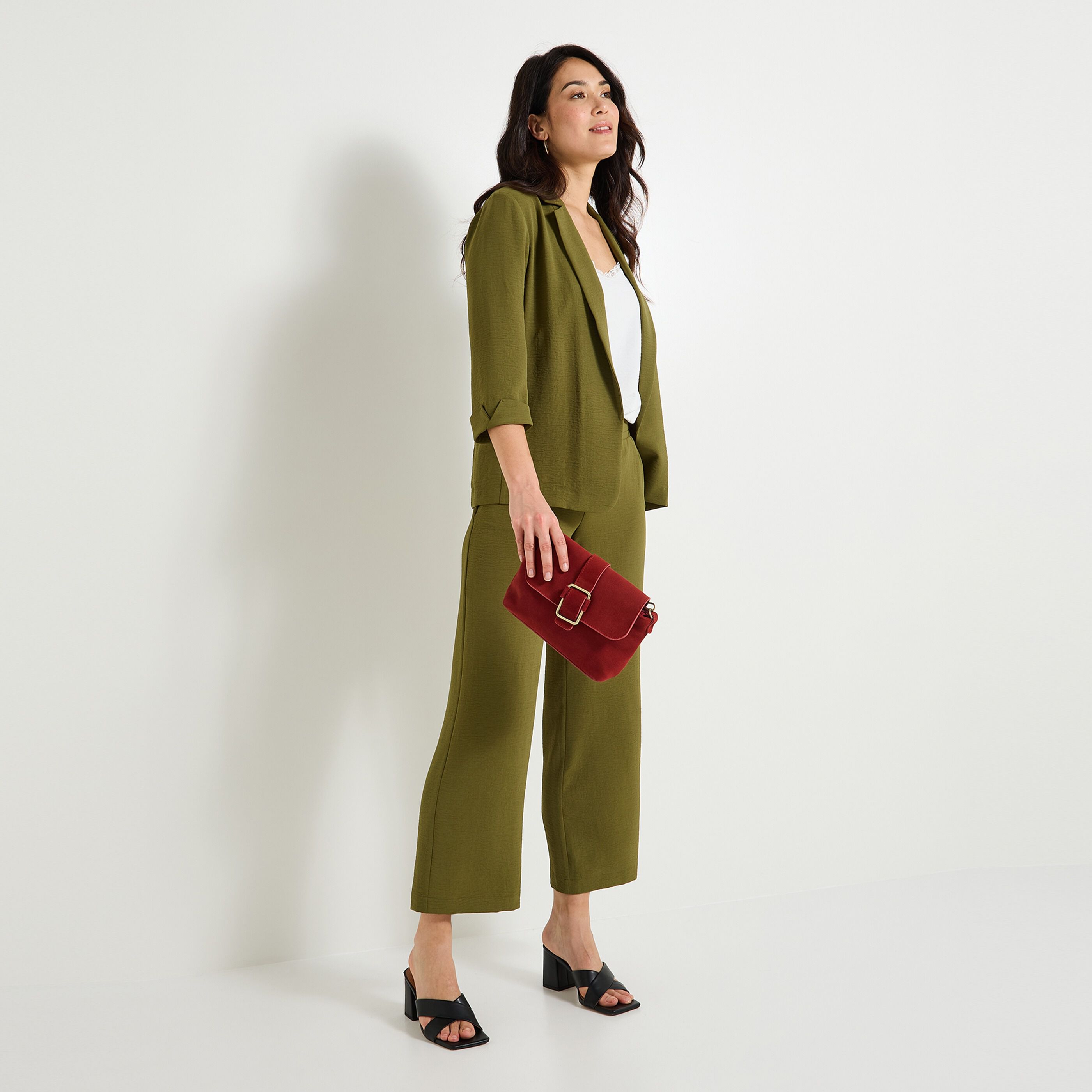 Veste blazer fluide femme