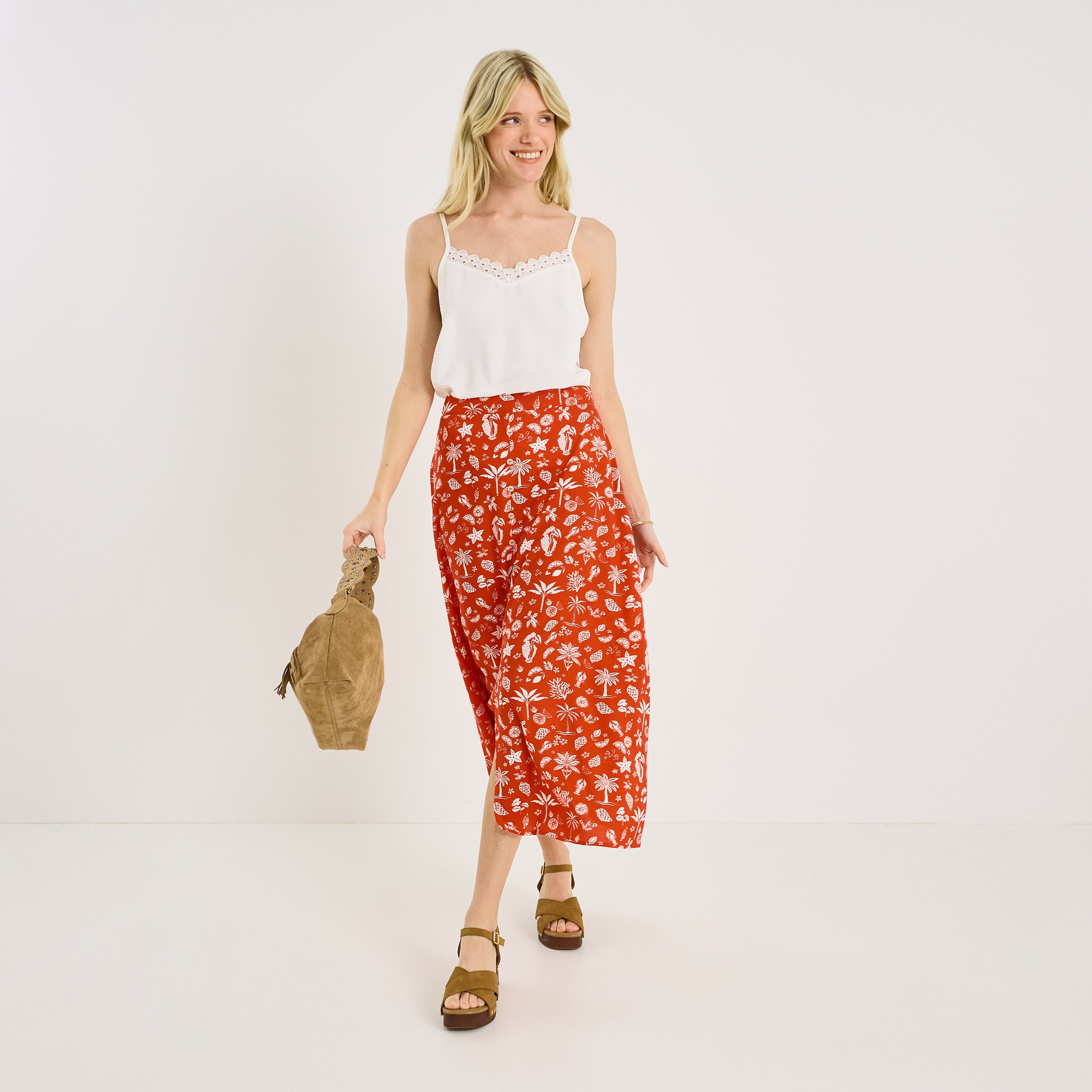 D&eacute;bardeur bretelles fines femme