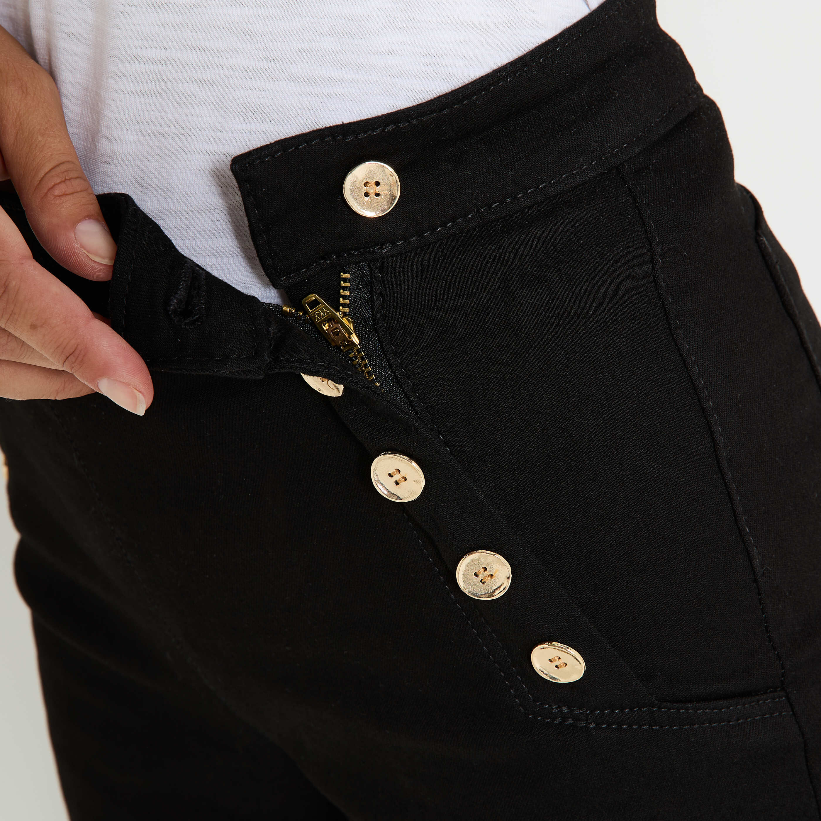 Jean flare POMPON F02 femme