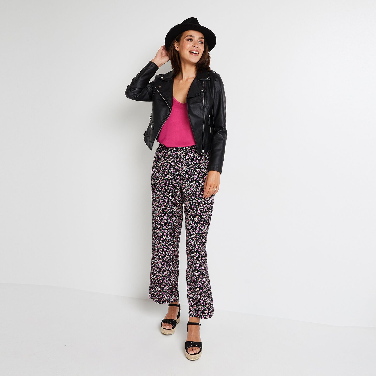 Top débardeur rose femme