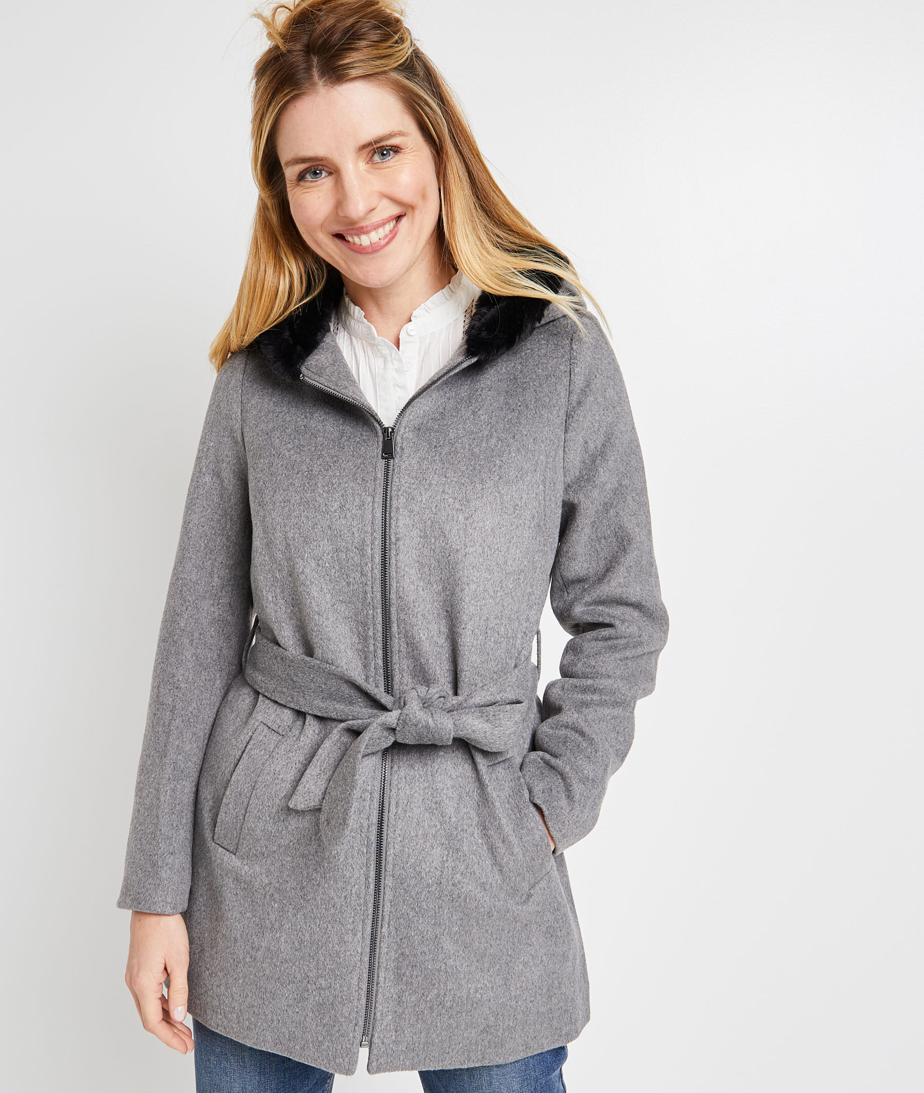 Peignoir a capuche on sale femme