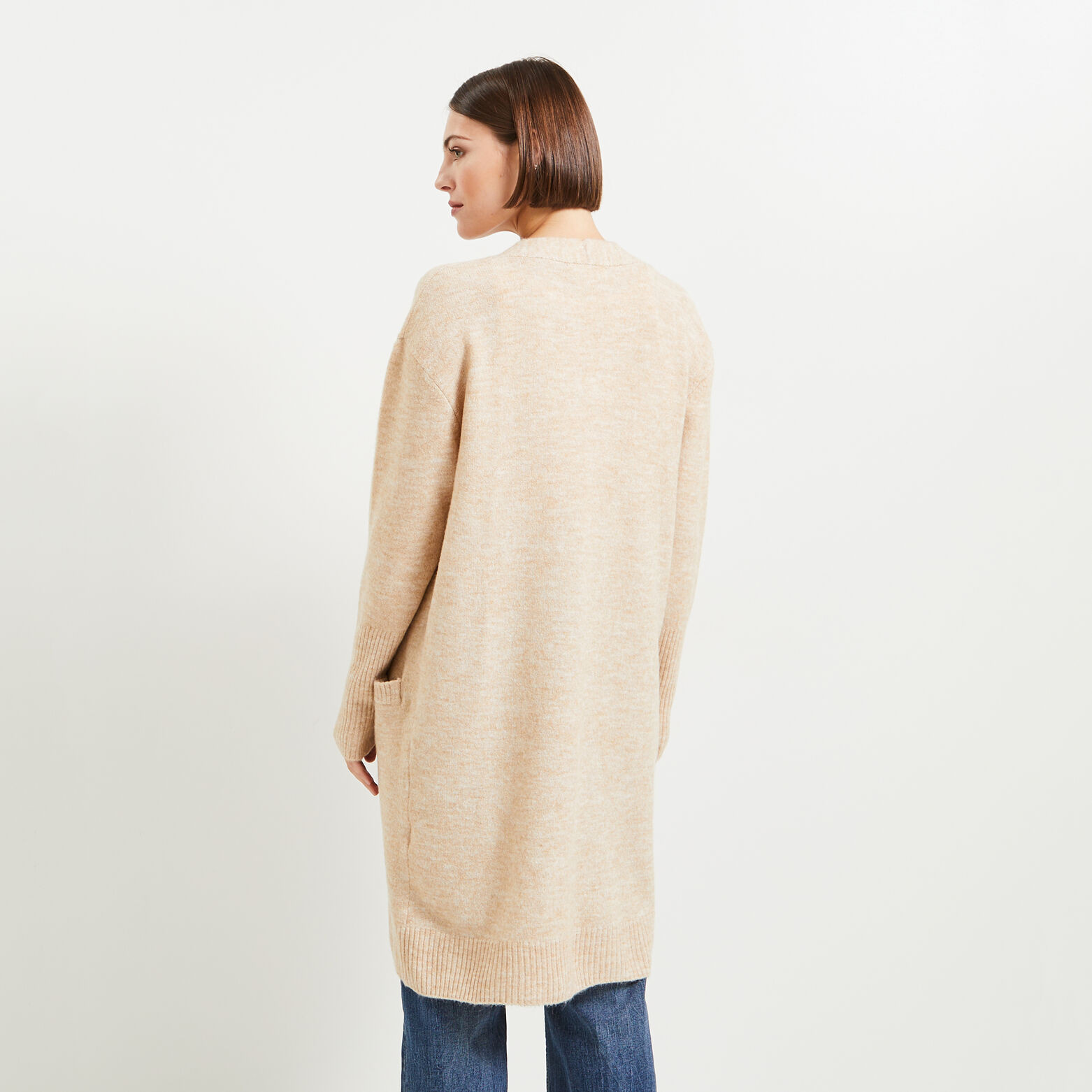 Gilet long femme