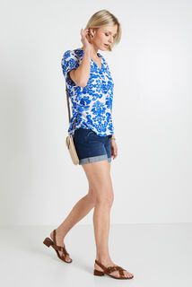 Chemise manches courtes femme