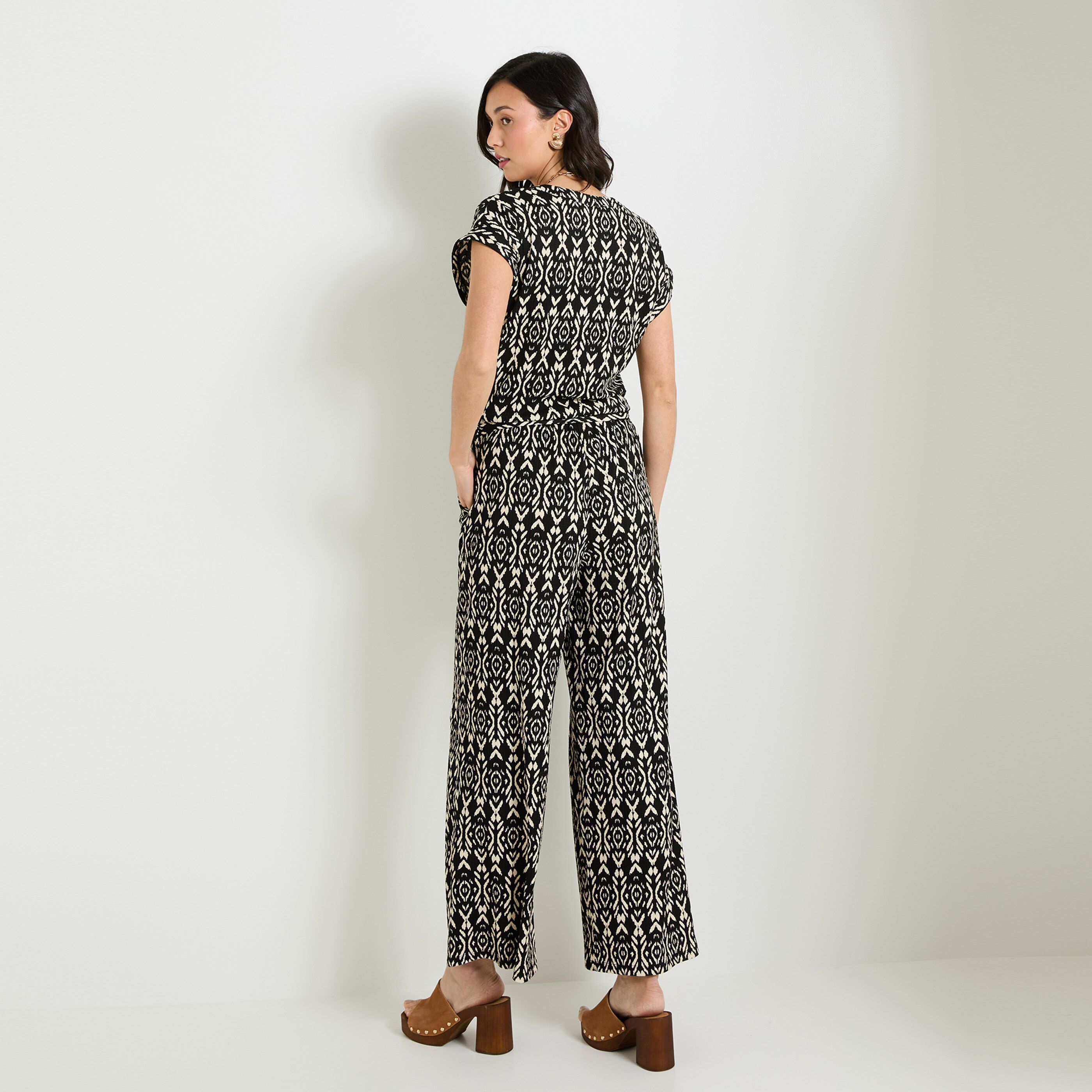 Combinaison imprim&eacute;e femme