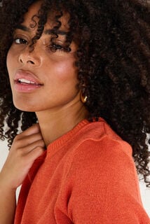 Pull manches courtes femme
