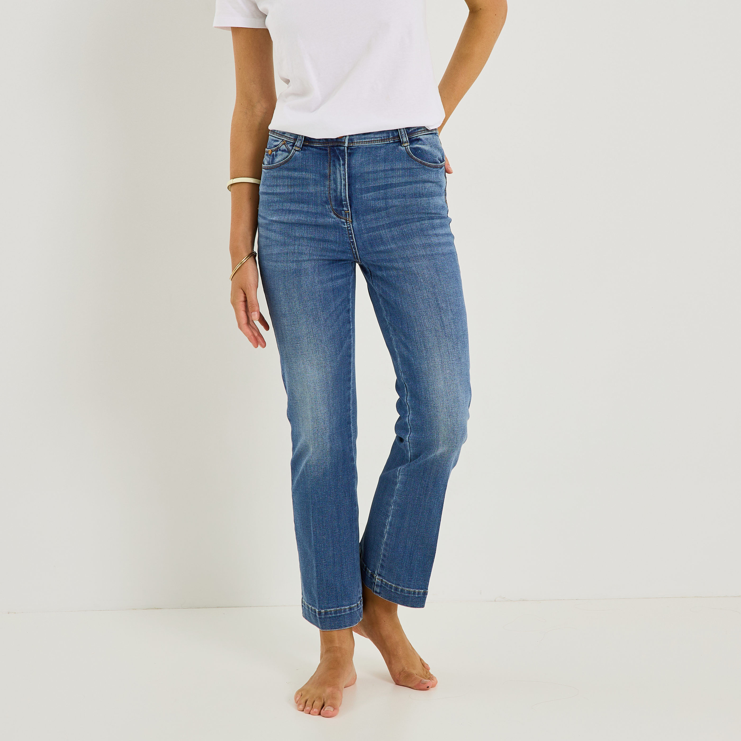 Jean raccourci bootcut TROPEZ RB02 femme