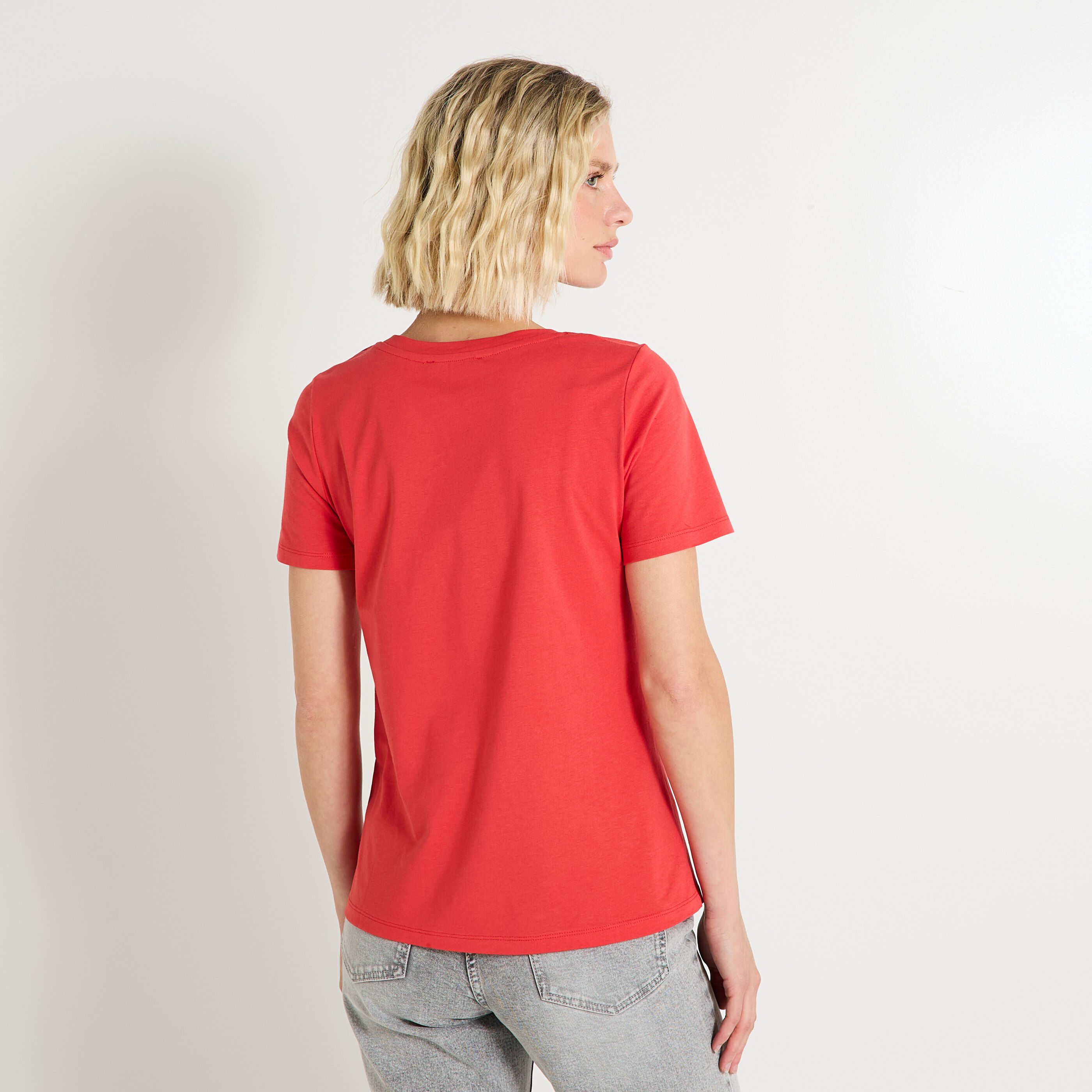 T-shirt col rond femme