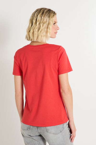 T-shirt col rond femme