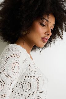 Pull jeux de points femme