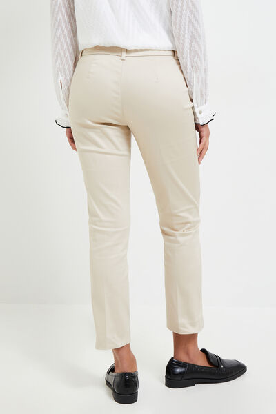 Pantalon cigarette raccourci femme