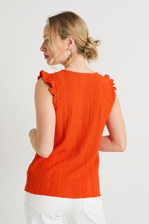 Débardeur col V femme