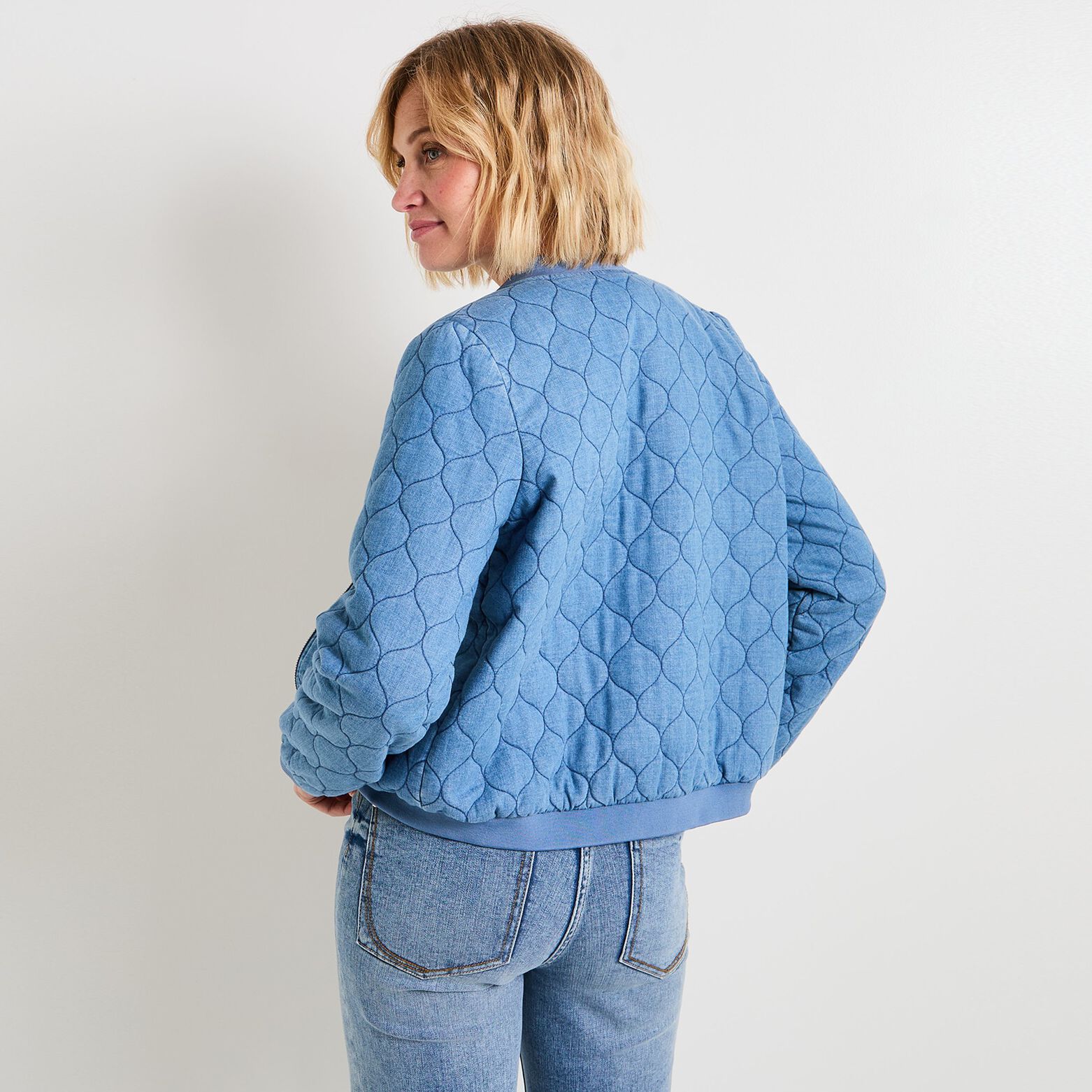 Bomber matelassé femme