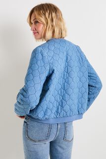 Bomber matelassé femme