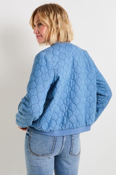 Bomber matelassé femme