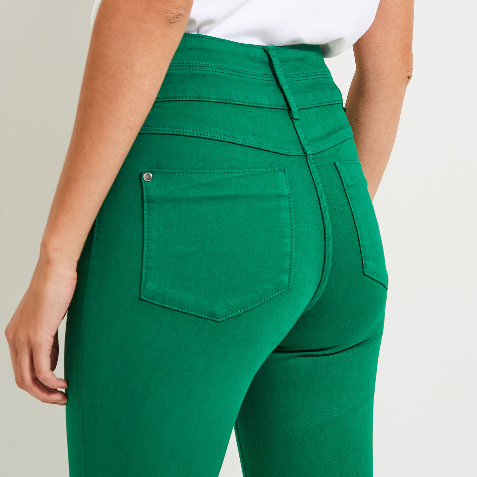 Jean slim taille haute BOSTON femme
