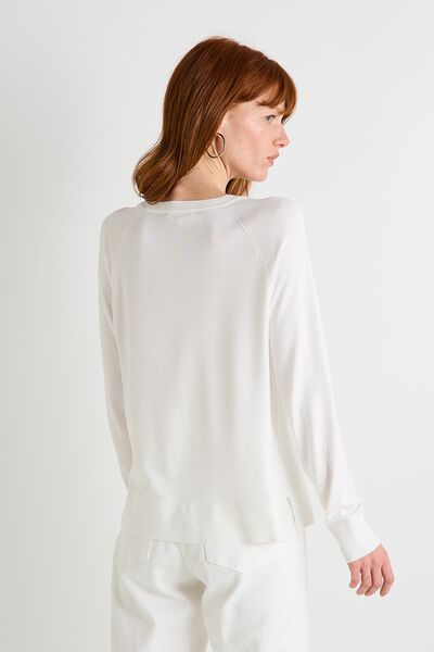 Pull col rond femme