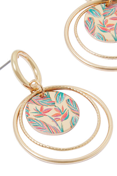 Boucles d'oreilles cercles femme