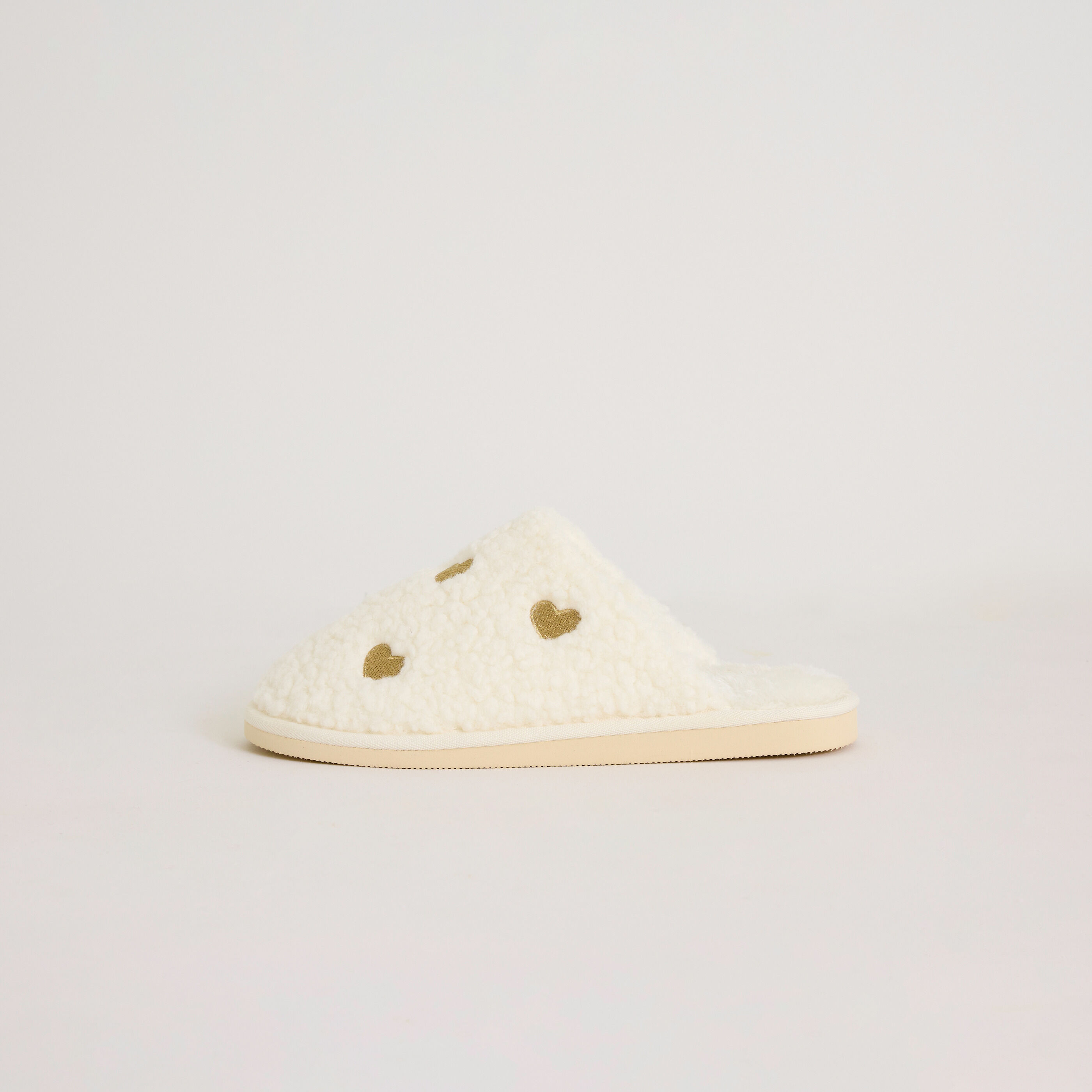 Chaussons imitation fourrure femme