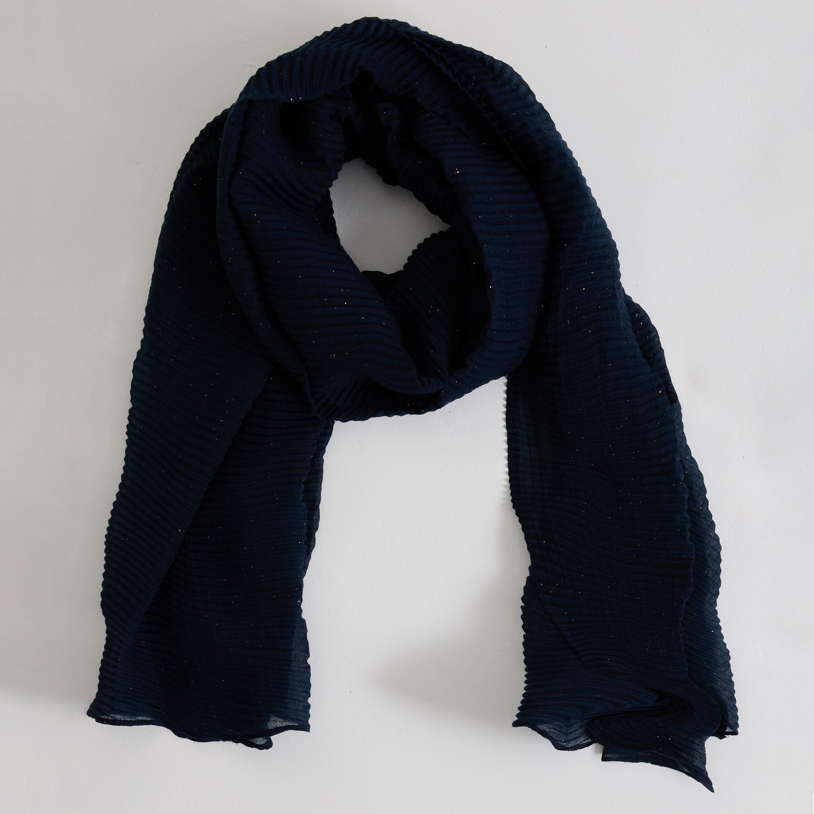 Etole unie pliss&eacute;e paillet&eacute;e femme