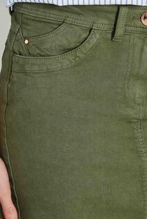 Jupe denim couleur femme