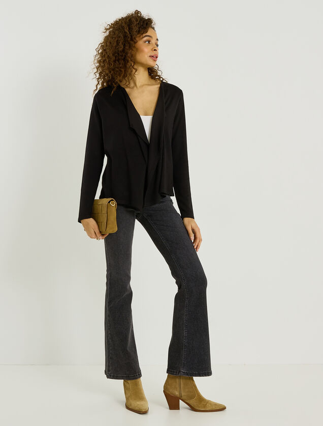 Gilet mi-long waterfall femme