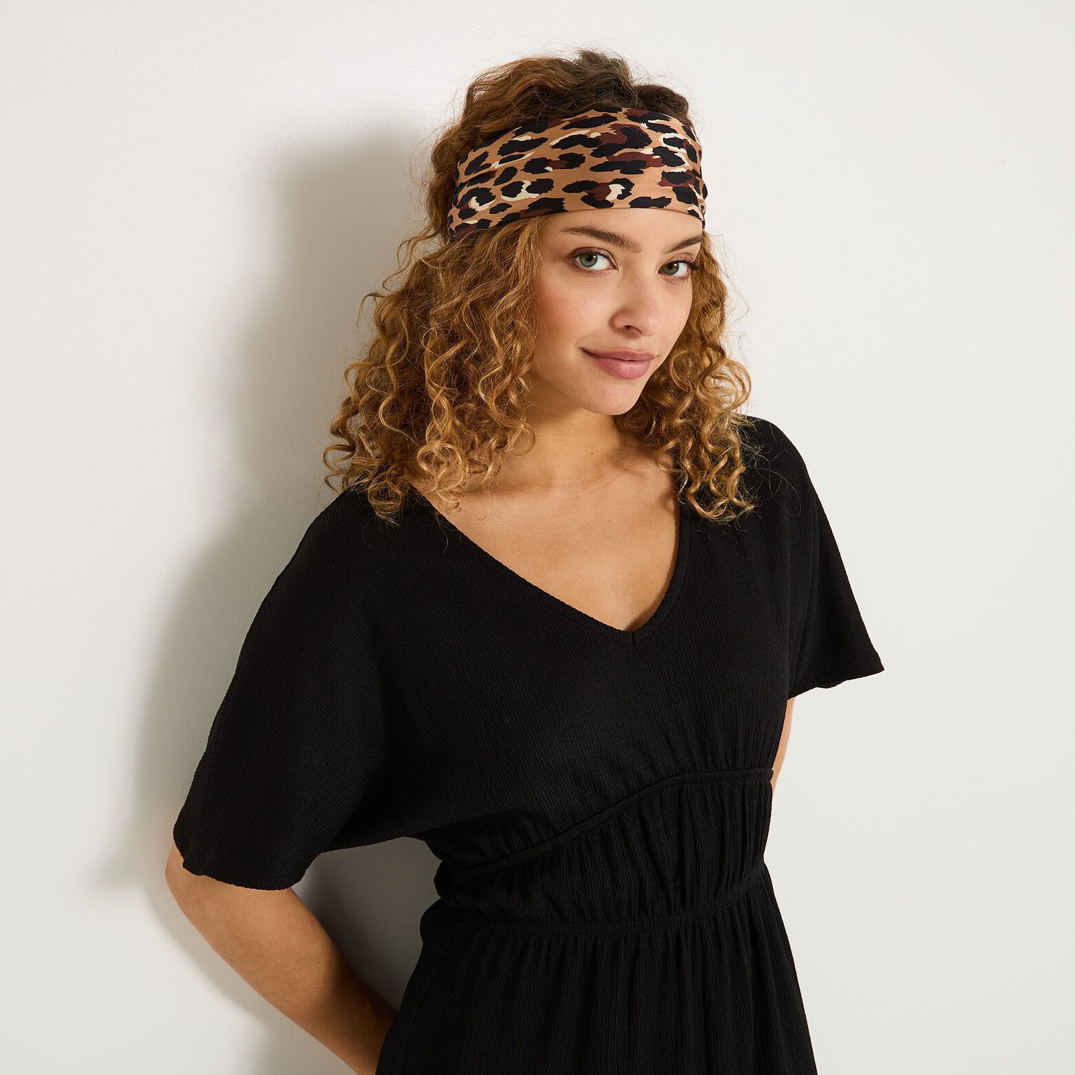 Robe longue en maille femme