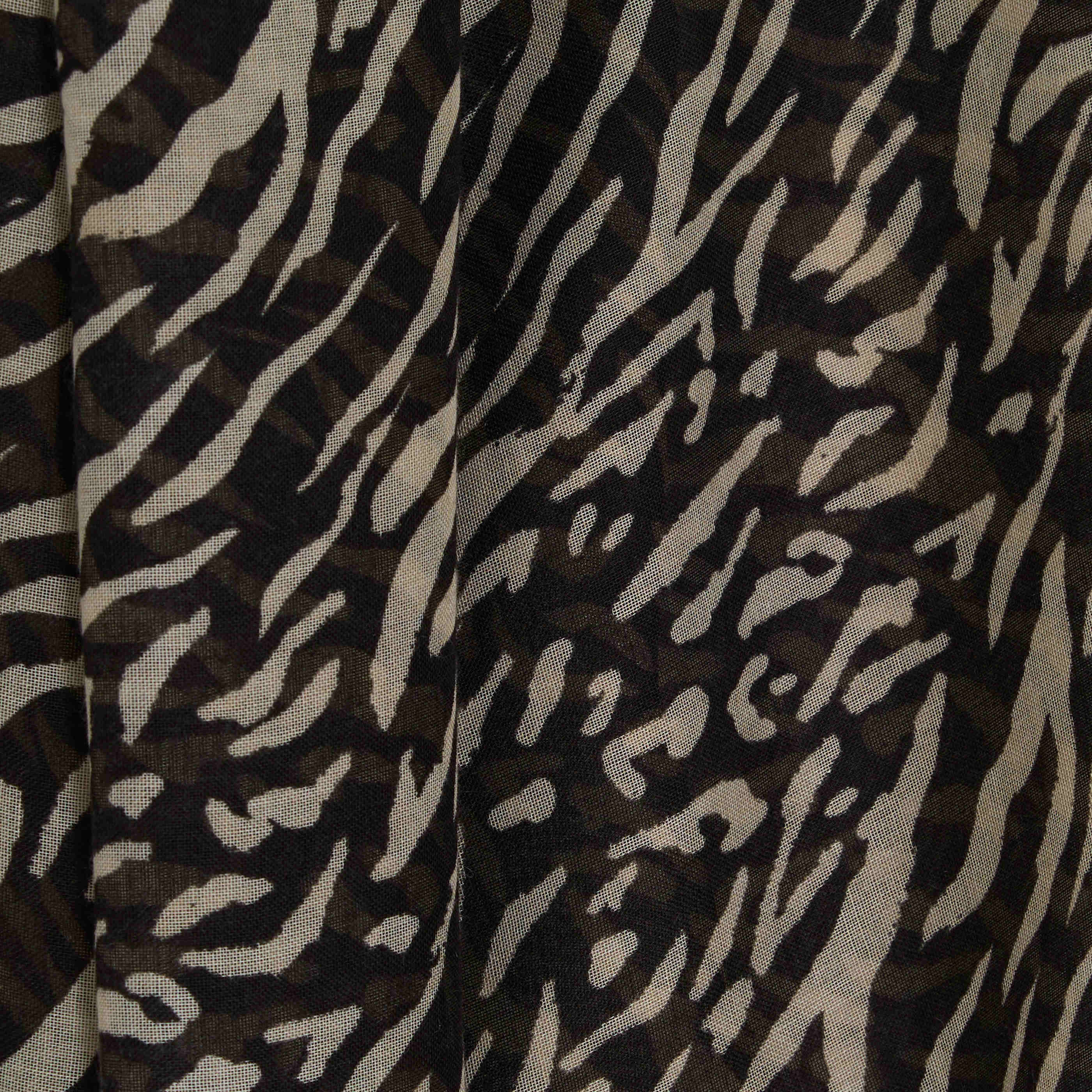 Etole longue imprim&eacute; z&eacute;br&eacute; femme