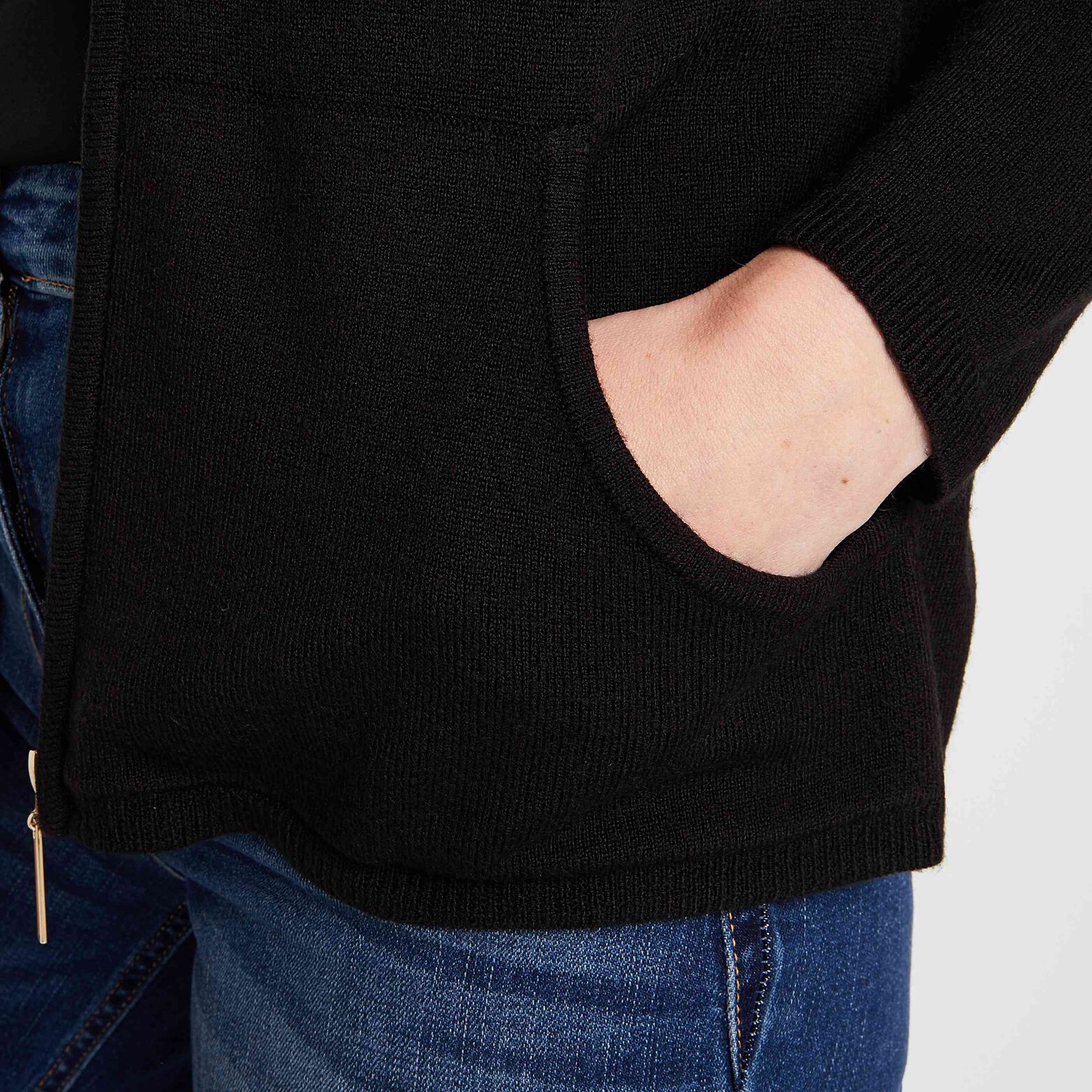 Gilet à capuche femme
