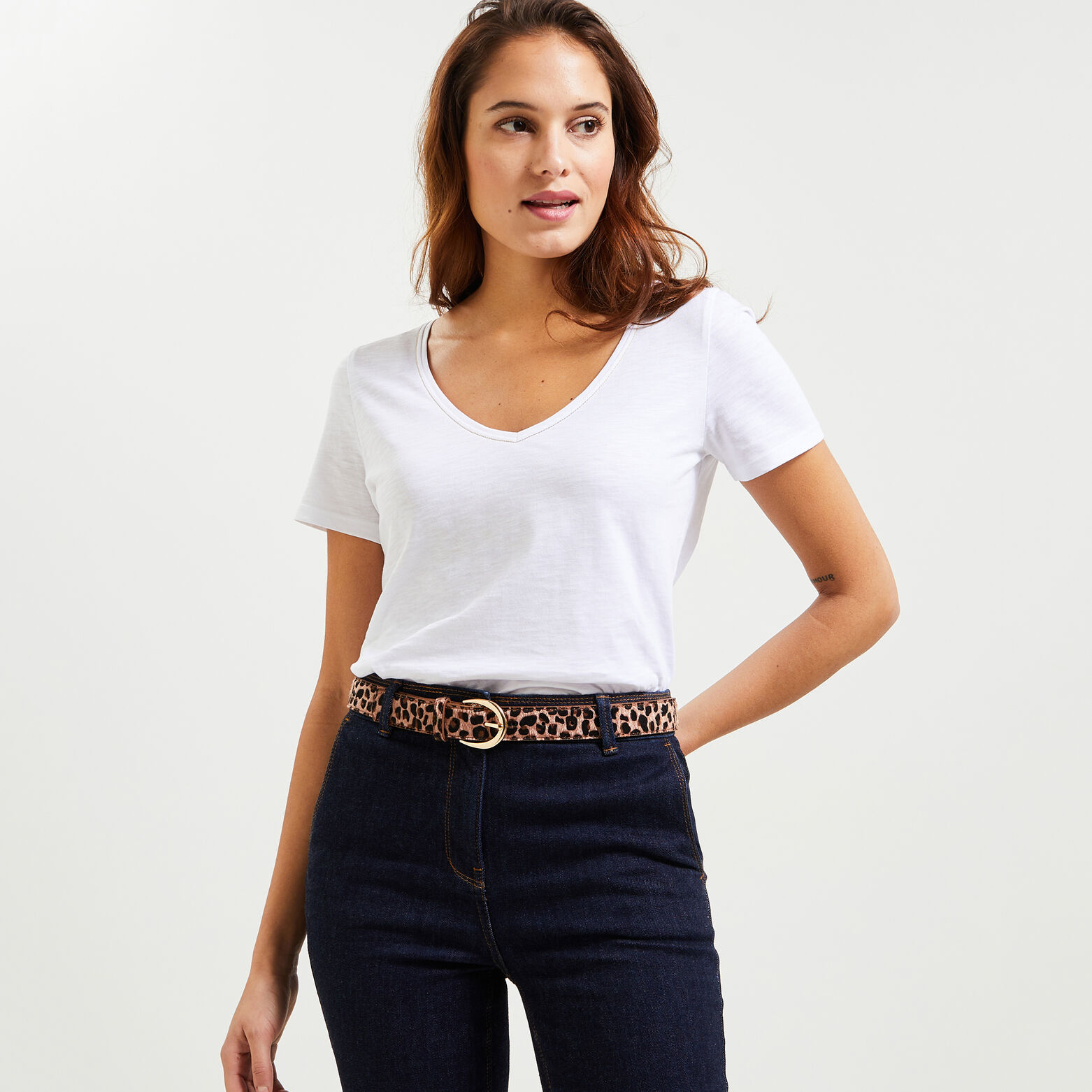 Ceinture léopard femme