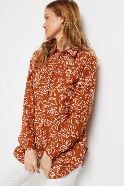 Chemise imprimée femme