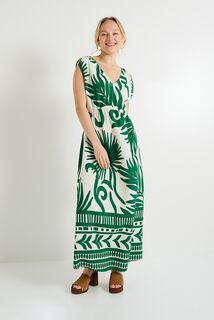 Robe longue imprimé femme