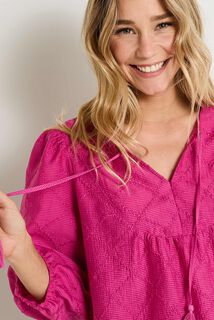 Blouse brodée femme