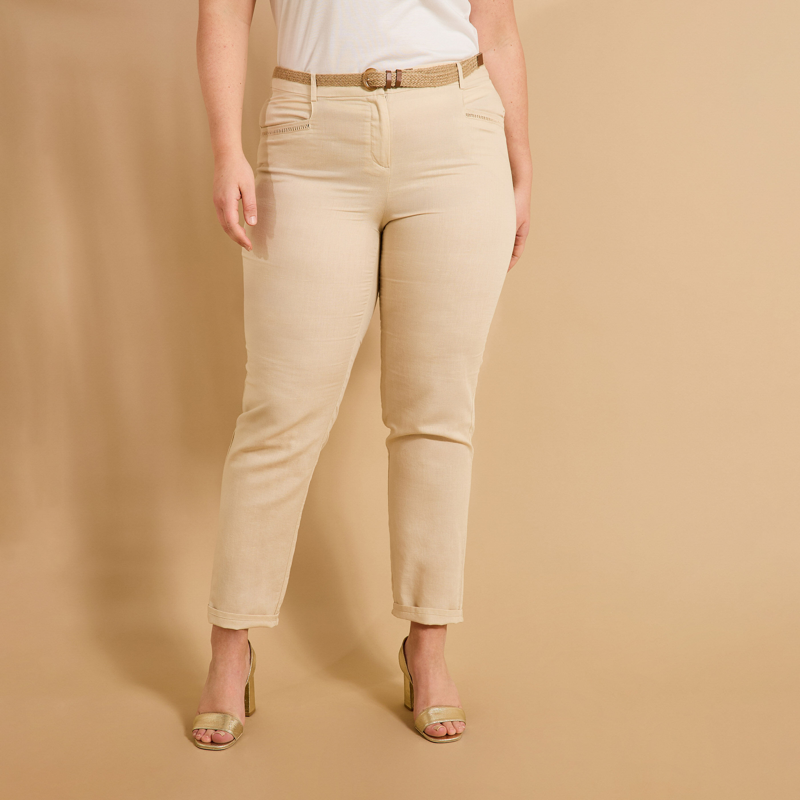 Pantalon chino femme
