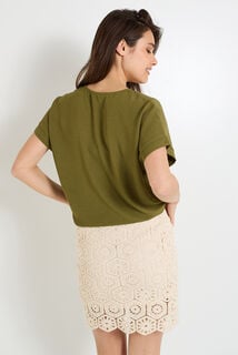 Blouse à nouer femme