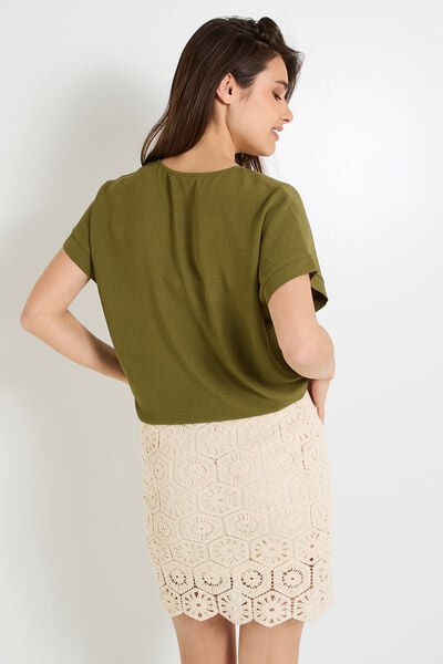 Blouse à nouer femme