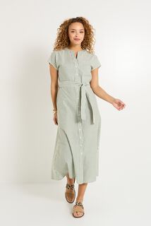 Robe longue rayée femme