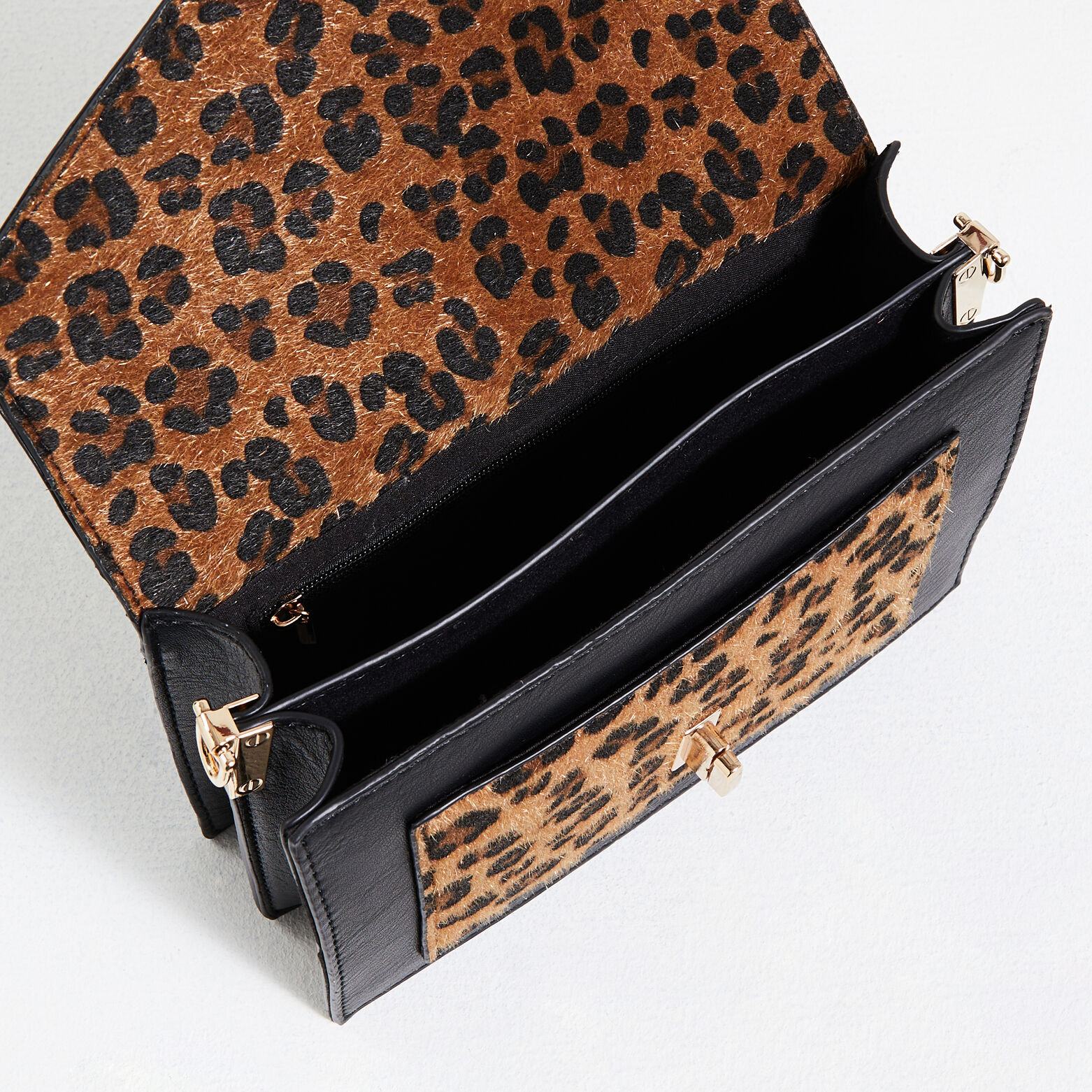 Sac bandoulière léopard femme