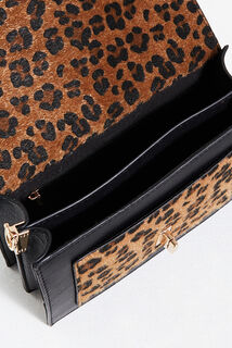 Sac bandoulière léopard femme