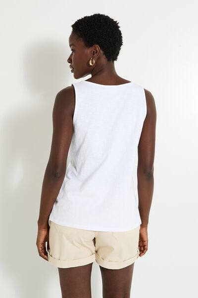 Débardeur col V femme