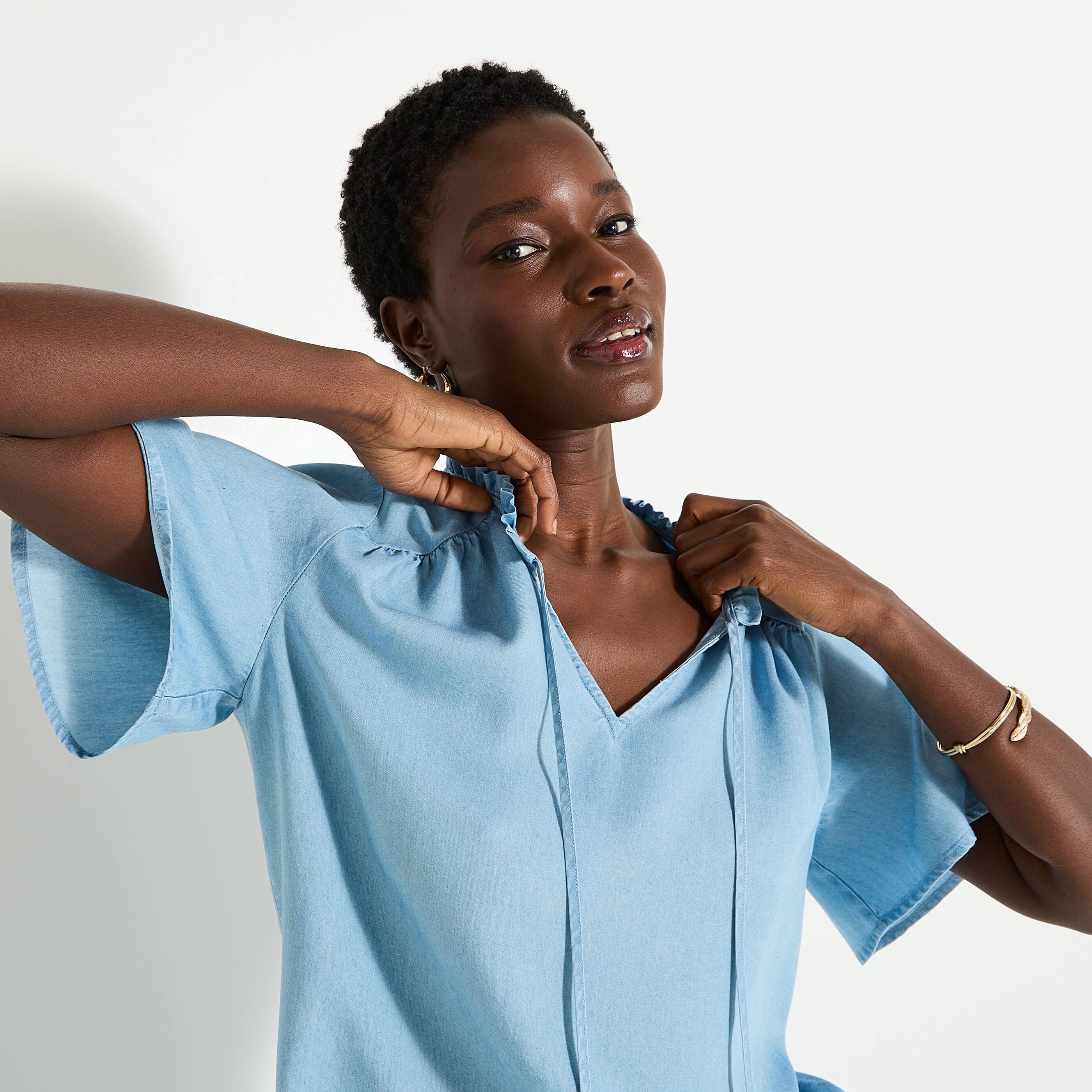 Blouse en lyocell femme