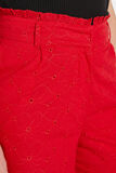 Short avec broderie anglaise femme