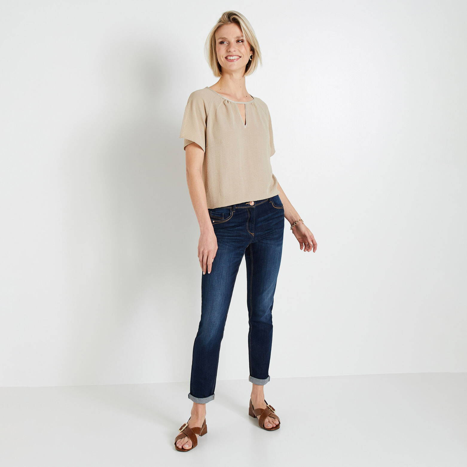 Blouse fluide femme
