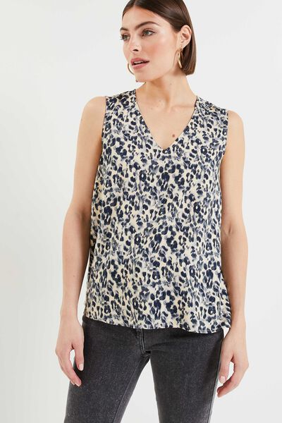 Blouse sans manches femme