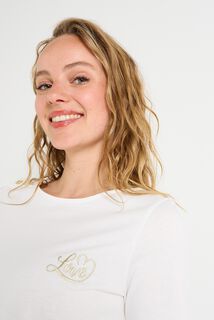 T-shirt col rond femme