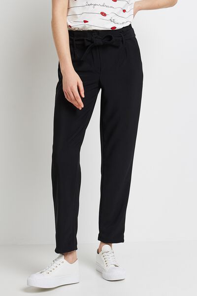 Pantalon paperbag femme